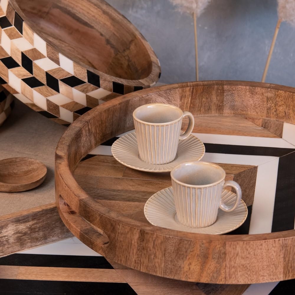 Table Passion - Coffret de 6 tasses à café avec sous tasses Liv