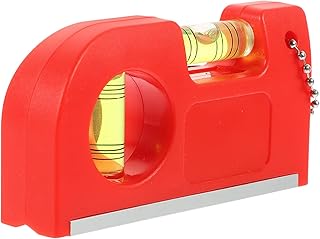 Hanging Bubble Line Level Spirit Level Tool for Brick Layout Metalworking Fence Ground Levelling Red Sturdy Measuring Instrument