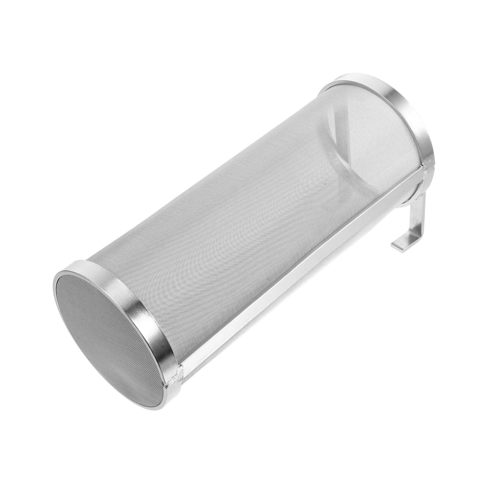 DECHOUS Stainless Steel Brewing Strainer Cylinder Mesh Filter for and Grains Lidded Design for Efficient Home and Commercial Beer Brewing
