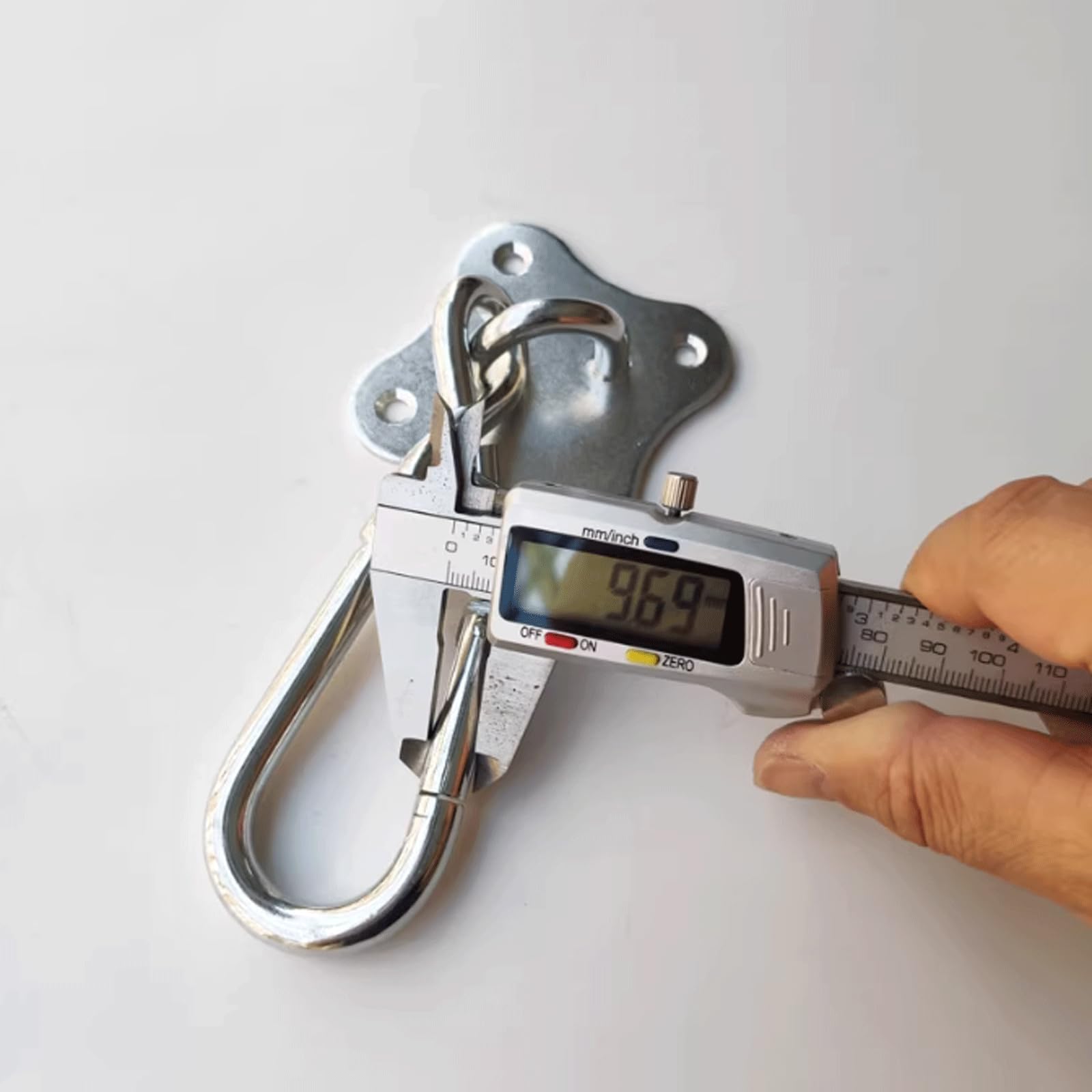Accesorio para Colgar, Ganchos de Columpio Resistentes de acero Inoxidable, Kit de herrajes para Columpio, Gancho de Columpio Giratorio para Patio de Juegos y Gimnasio