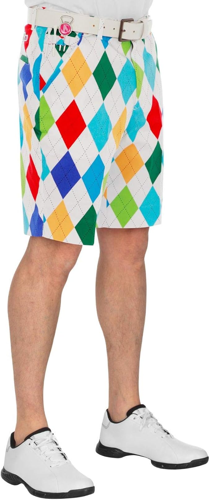 Royal \u0026 Awesome King Of Diamonds - Pantaloncini da golf con losanghe  colorate, multicolore, taglia 40 : Amazon.it: Sport e tempo libero