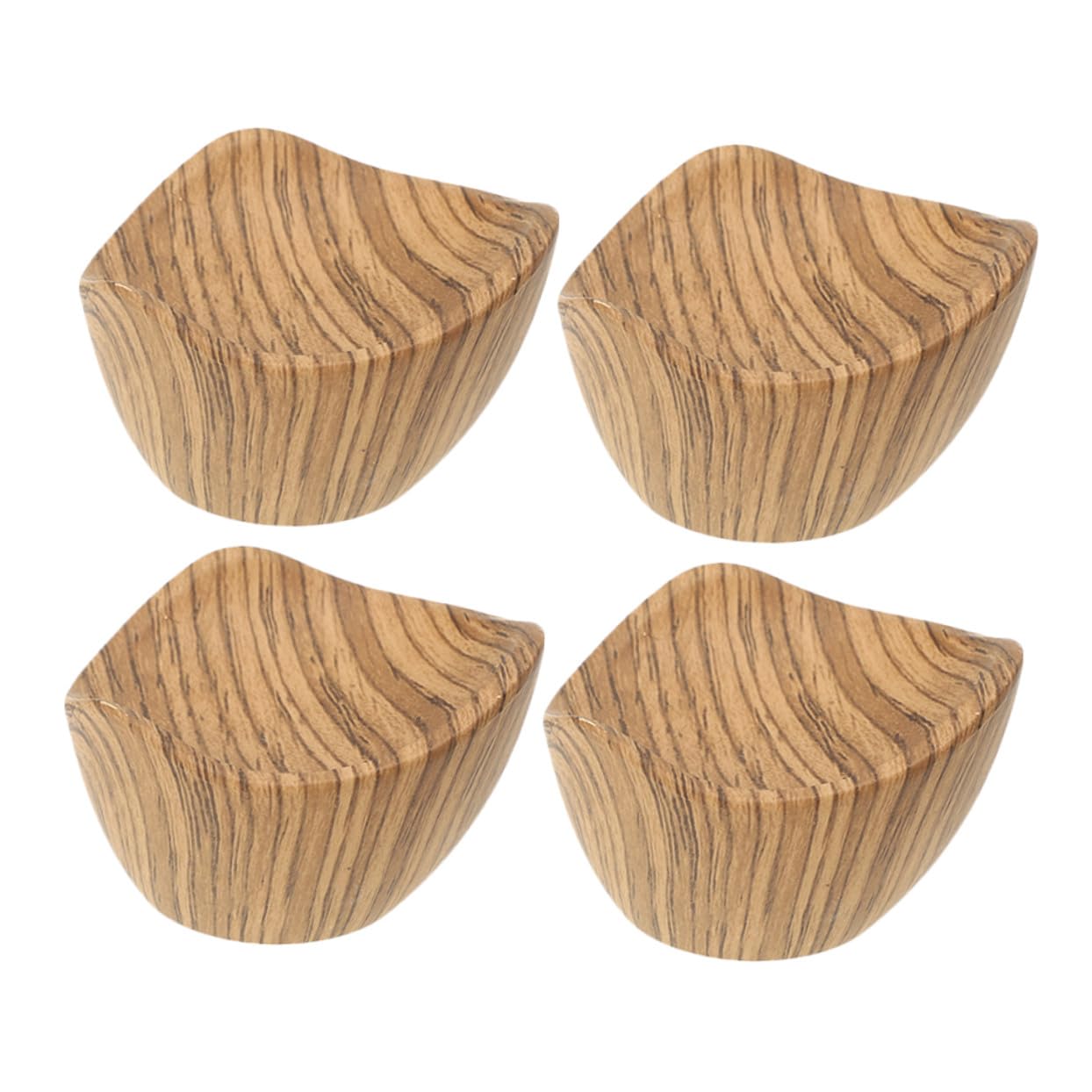 Boutons de couvercle de casserole en bakélite effet bois pour poêles et faitouts (x4)