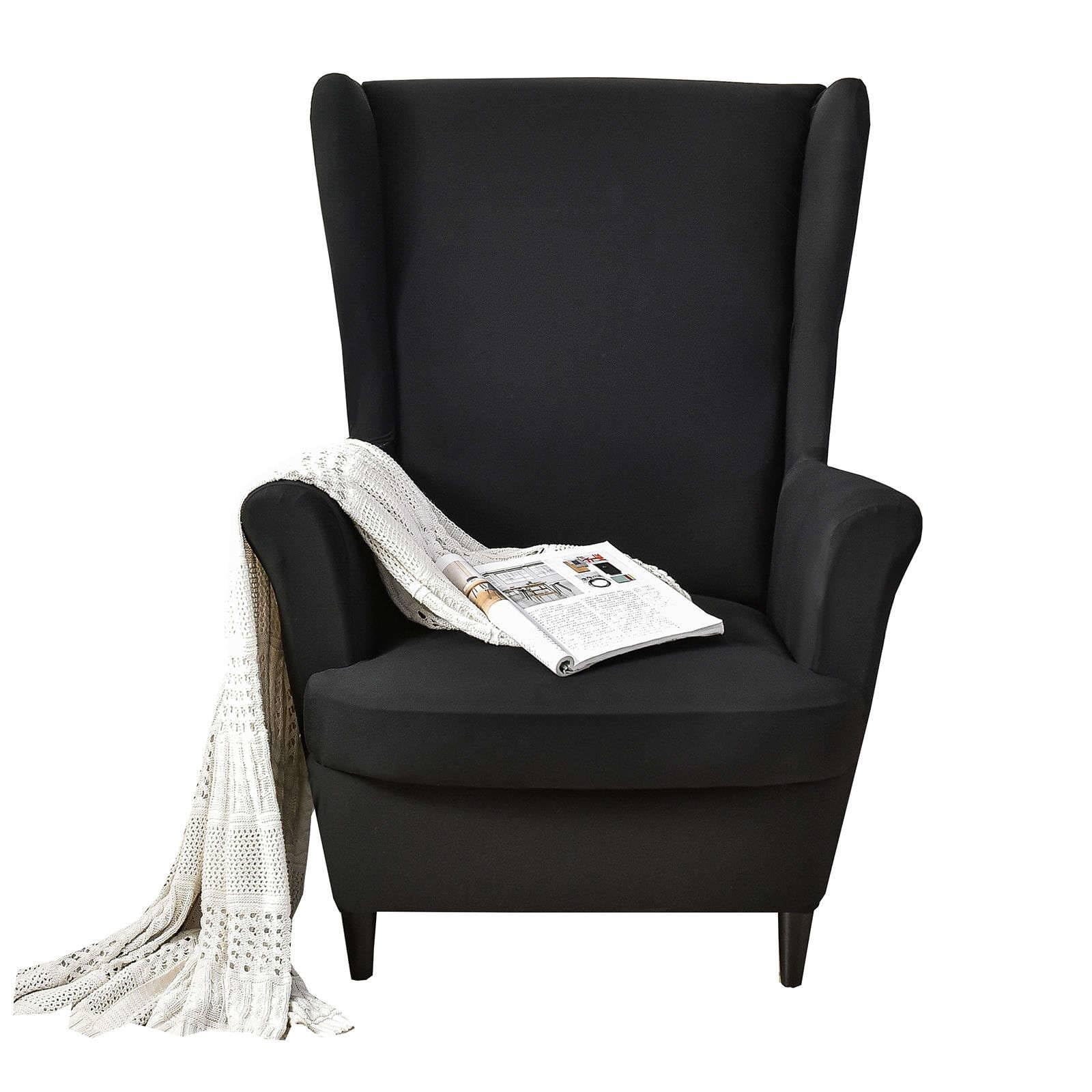 Housse de chaise à oreilles anti-taches pour rénover facilement vos fauteuils usés