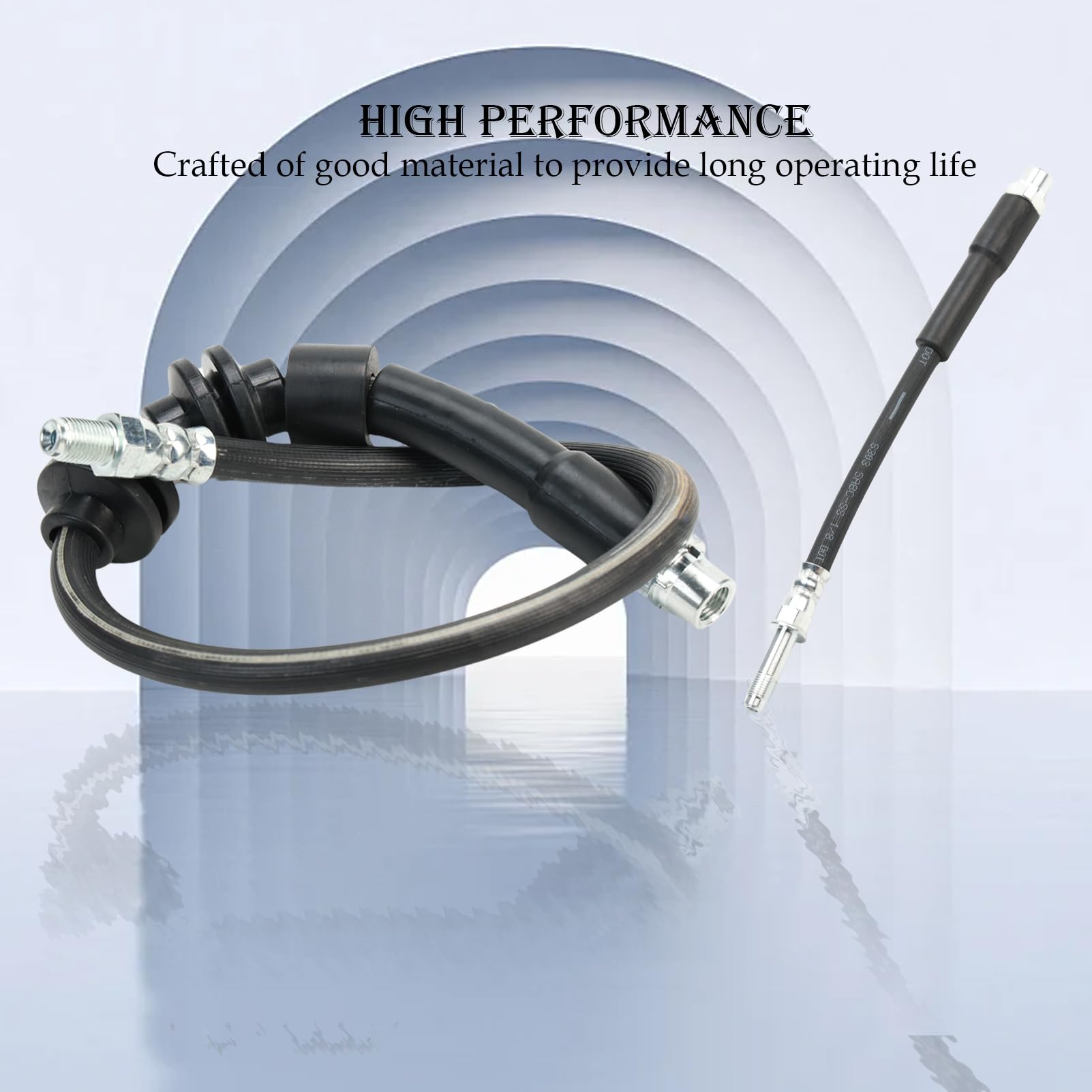 6x für 1er E87 E81 E82 E88 Cabrio 3er E90 E91 E92 E93 Bremsschlauch BremsschläUche Set,Bremsleitung Bremsleitungen Bremssystem Gummischlauch Bremsrohr Replace 34306762838