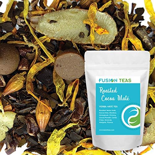 Roasted Cocoa Yerba Mate - Chocolate Tea with Carob, Chicory & Almond - Gourmet Loose Leaf Tea - 1 Pound (16 Oz.) Pouch