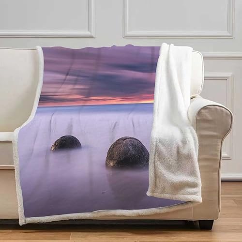 Miniatura 9 de Cobijas Calientes para Invierno - Manta de piel a cuadros con textura geométrica de líneas en blanco y negro, suave y acogedora para sofá,