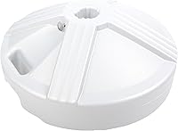 US Weight 50 lb Fillable Umbrella Base for Patio Tables - Heavy Duty, Rust-Proof, UV-Stable Stand Made in USA