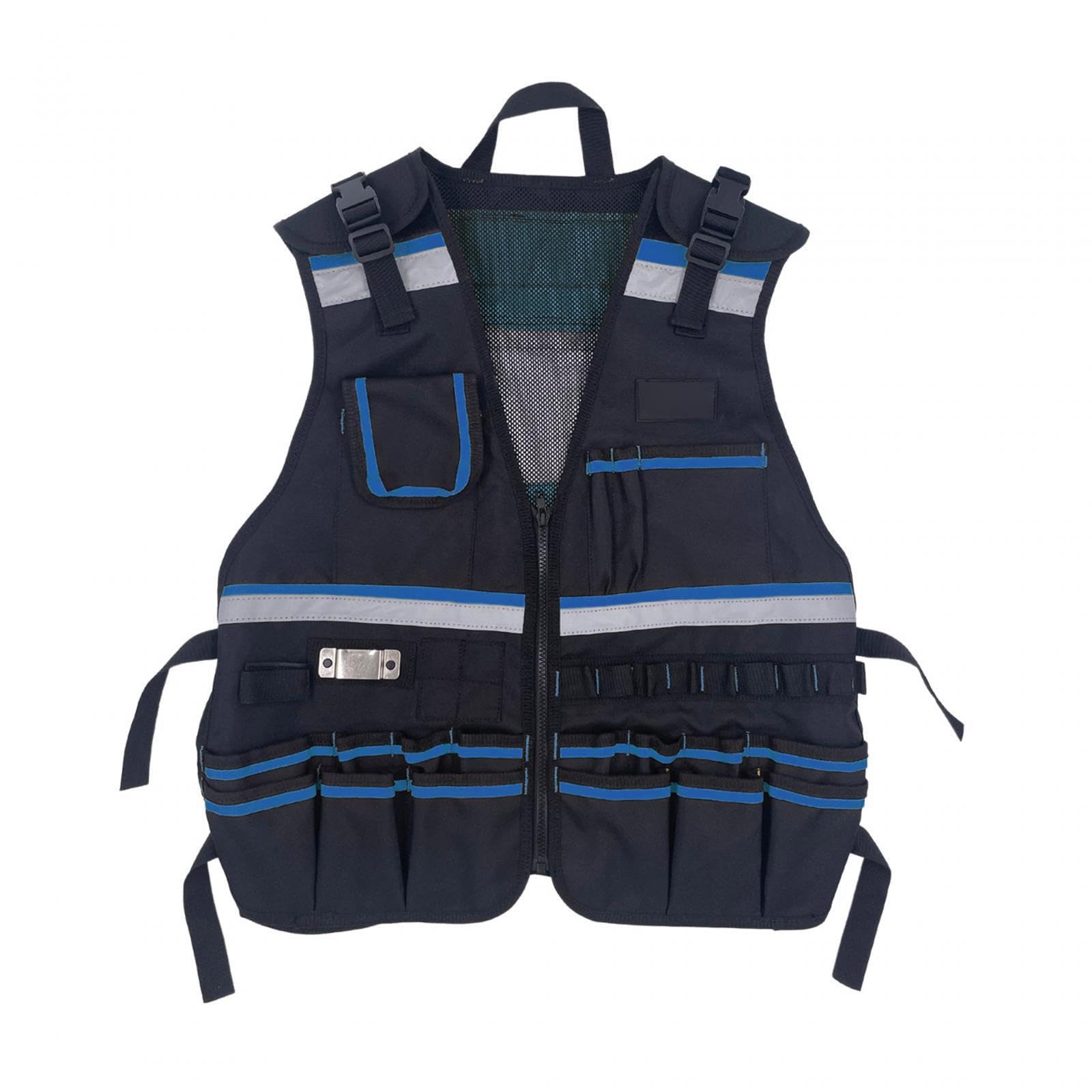 PIXZCSA Craftsmen Tool Vest Essential Storage For Electricians Delivering Comfortable During All Projects Tool Vest Provides Ample Space For All Essential