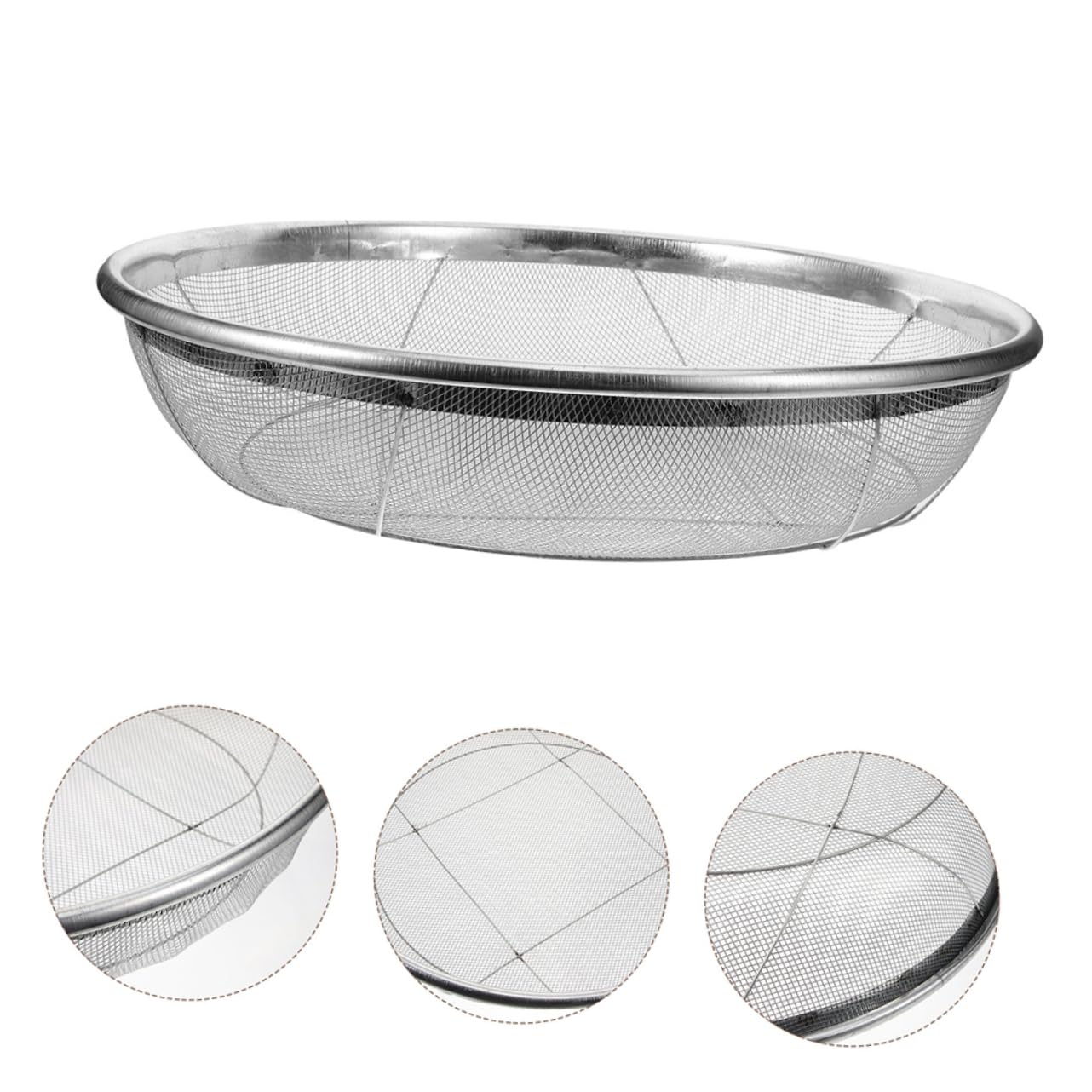 BESPORTBLE De Jardinage Acier pour Sol Filtre Outil De Jardinage Manuel pour Compost Rempotage