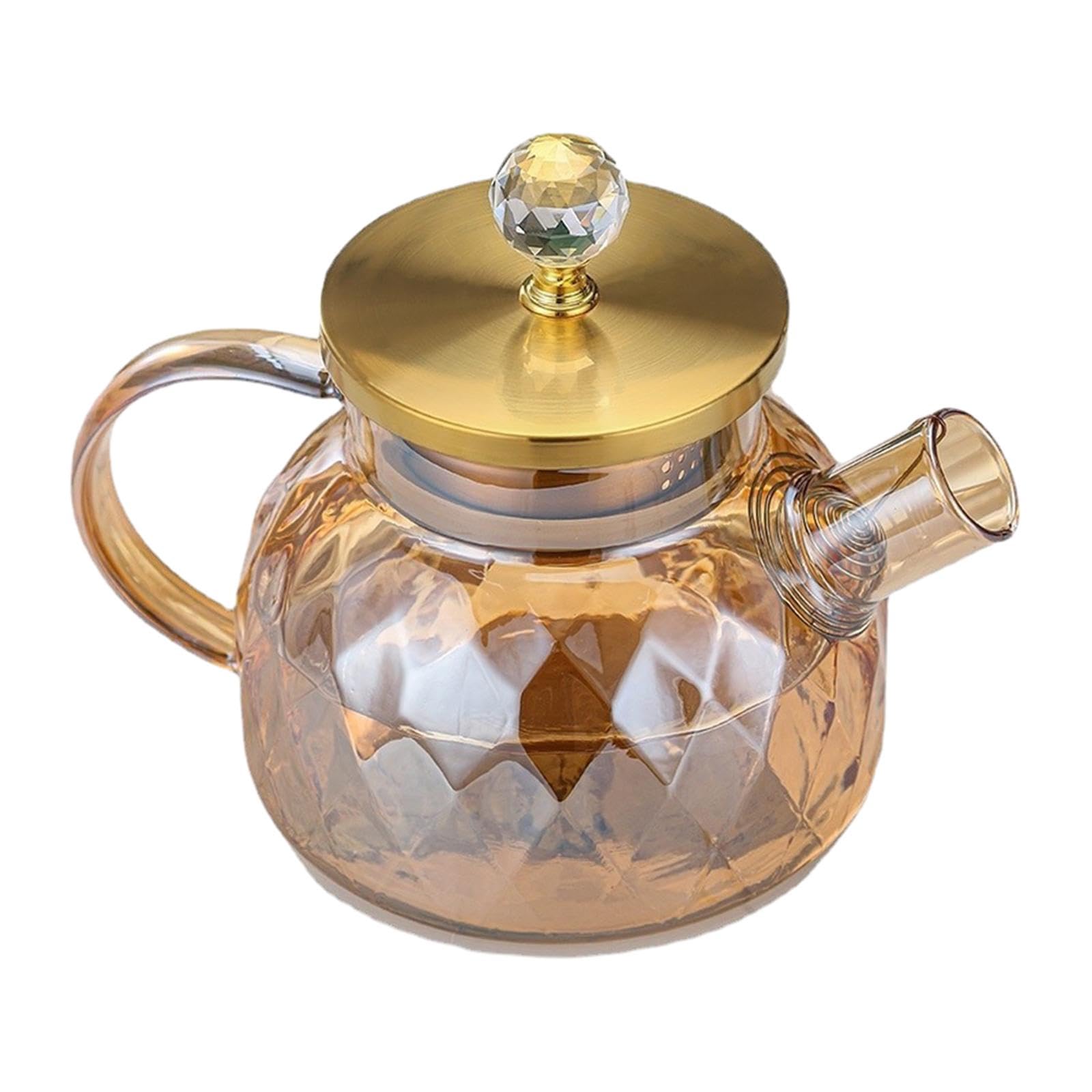 Pichet en verre avec couvercle inox carafe eau 1.5L pour table élégante et boissons fraîches
