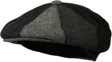 Men's Multi-Tone Wool Apple Cap - Grey 