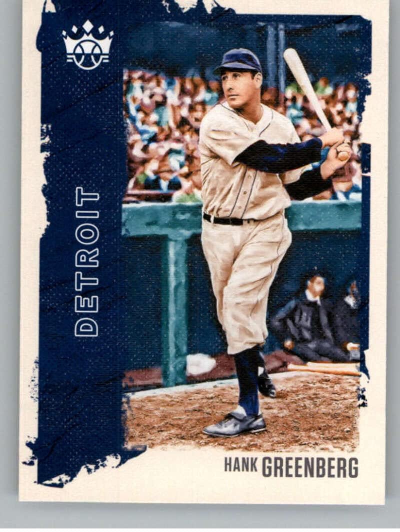 2021 Diamond Kings #8 Hank Greenberg Detroit Tigers Official MLB PA Baseball Trading Card in Raw (NM or Better) Condition