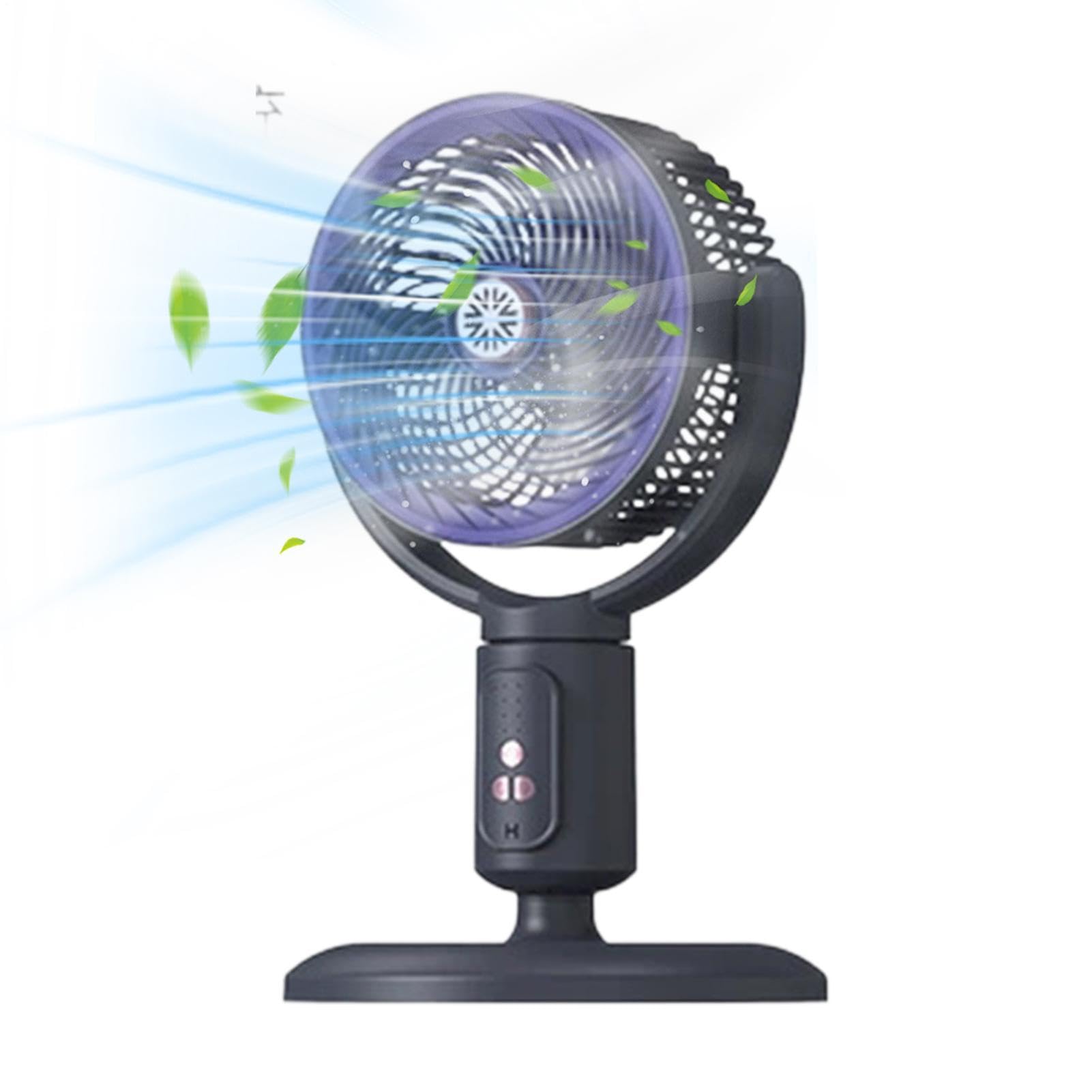 Ventilatore A Piantana Oscillante 3d, Ventilatore A Piantana Silenzioso | Ventilatore A Piantana Telescopico Di Ventos 5 Velocità Con Timer, Per Camera Da Lettos, Casa, Ufficio, Cucina