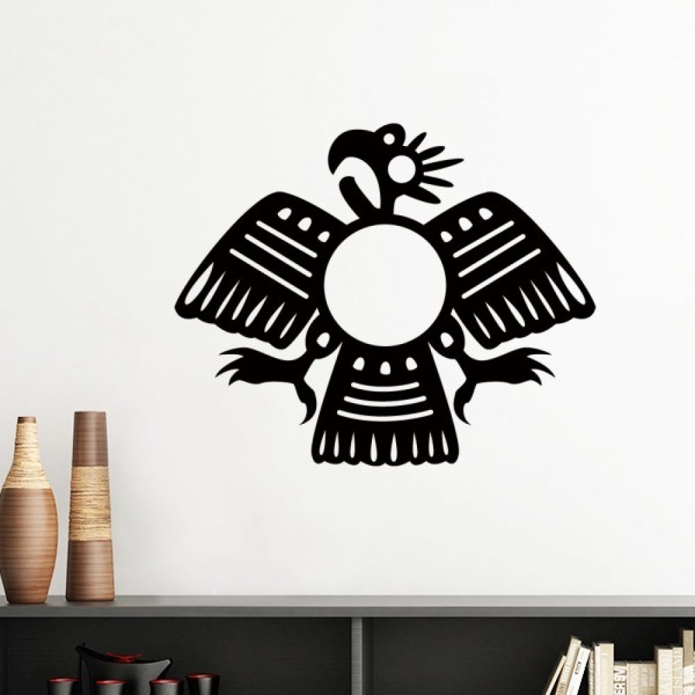 Autocollant mural Égypte antique bleu idéal pour sublimer une chambre d'adulte
