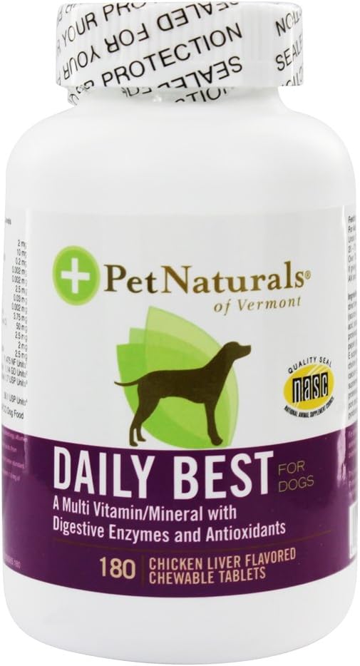 PET NATURALS of Vermont Daily Best for Dogs 180 TAB