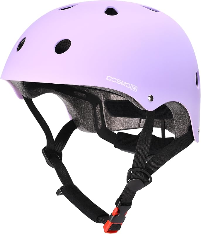 Casco para Bicicleta Scooter Patinaje sobre Ruedas Patinaje en Línea Patinaje sobre Ruedas, Ajustable y Multideporte para Skate Scooter Casco, 3 Tamaños para Adultos Jóvenes