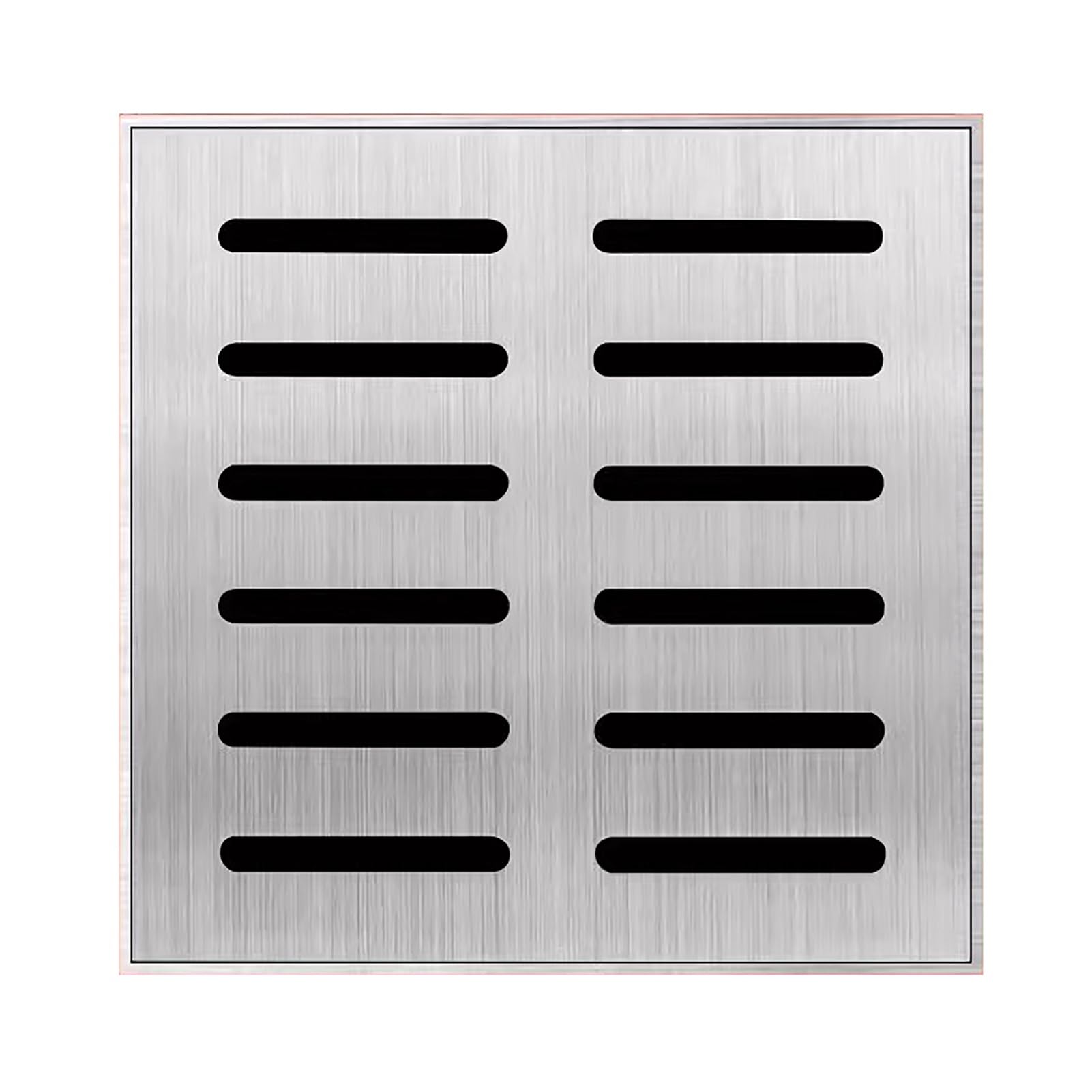 Collecte efficace de l'eau avec la grille de drainage en inox 25x25
