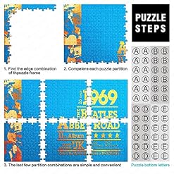 The Beatles Puzzle De 1000 Pièces Casse-tête Éducatif Jeu Familial Cadeau pour Adultes Et Enfants-Groupe de Rock Musique 1000pcs (75x50cm) - Les Beatles, Paul McCartney, John Lennon, RIngo Starr, George Harrison The Beatles Puzzle De 1000 Pièces Casse-tête Éducatif Jeu Familial Cadeau pour Adultes Et Enfants-Groupe de Rock Musique 1000pcs (75x50cm) – Image 4