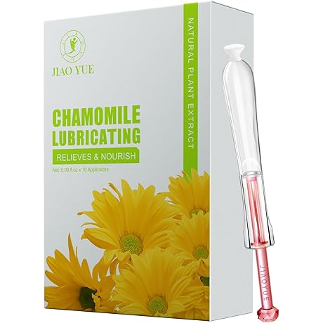 Vaginal Chamomile Moisturizer: Relieve Dryness and Discomfort with Disposable Gels