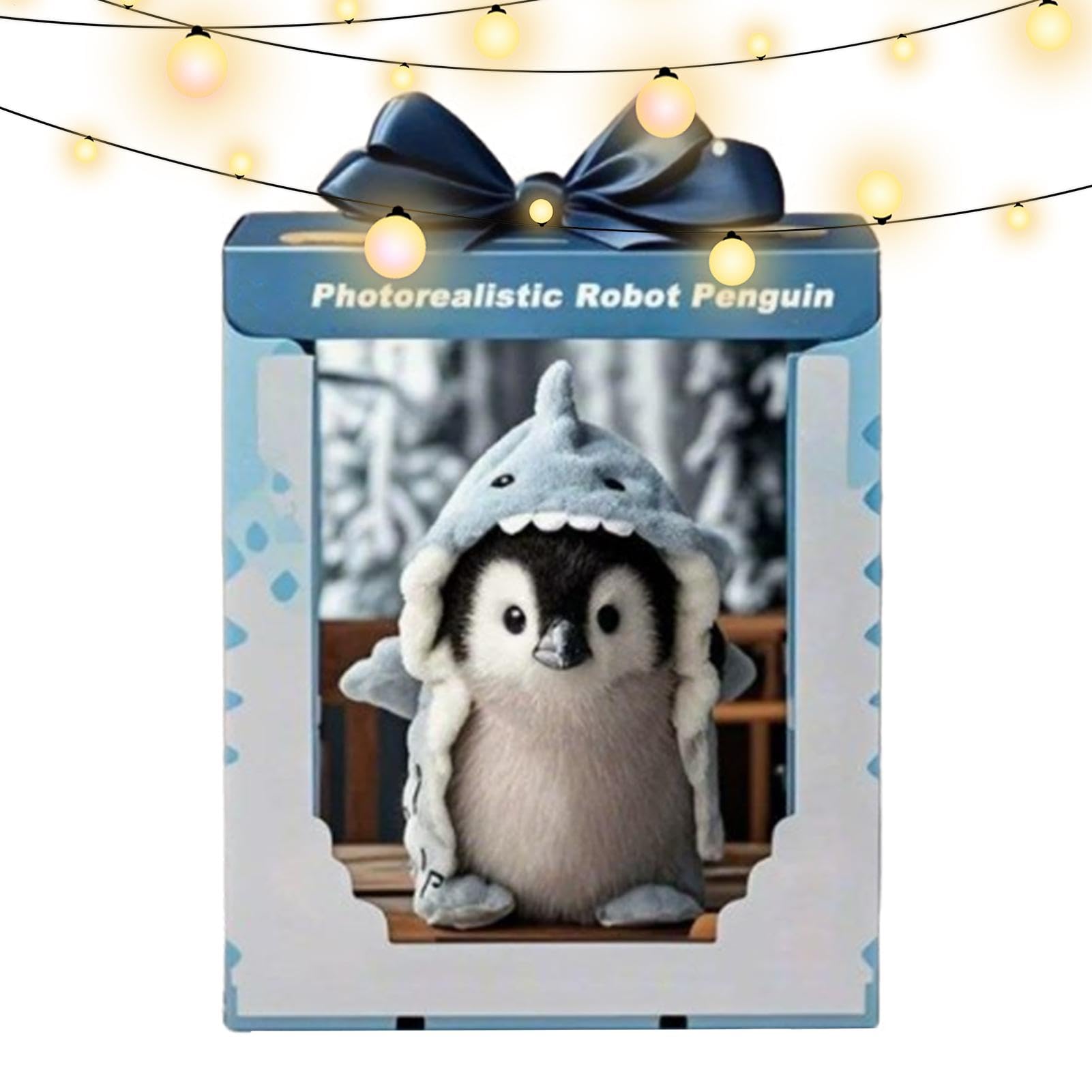 Pingouin Robot En Peluche Hyper Réaliste (2025) – Jouet Interactif IA – Décoration Et Jeu