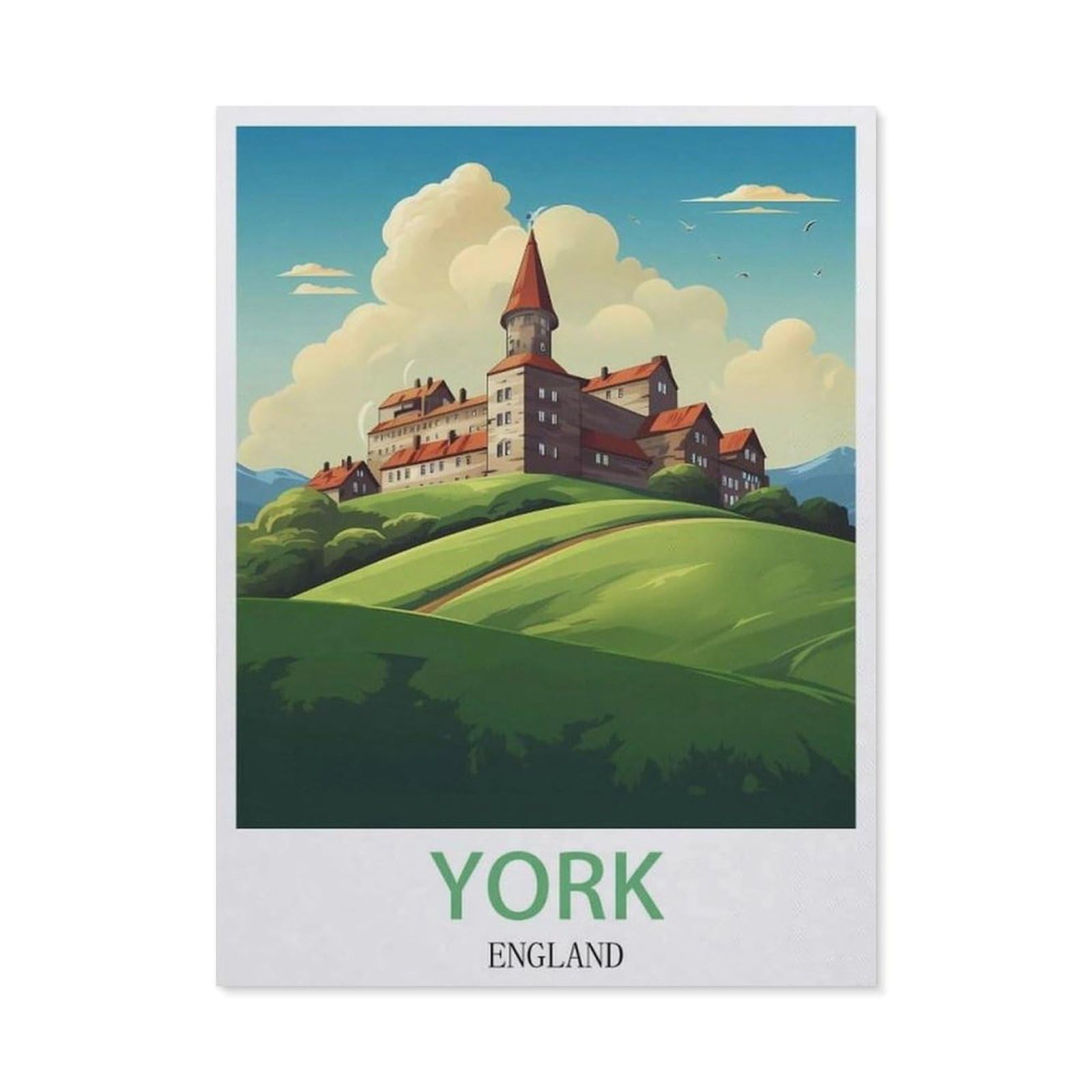 Metal Sign Tin Sign，York England(30x40cm）
