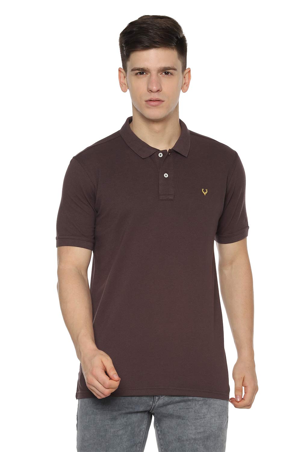 Allen Solly Men's Cotton Regular Fit Polo T-Shirt