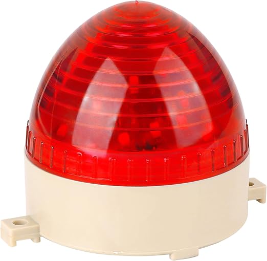 AC 110V Red LED Warning Light Bulb Signal Tower Lamp N-3072 Steady Flash