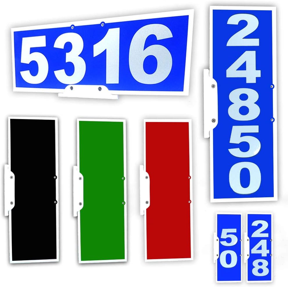 Mailbox Address Plaque, Reflective 911 Plate, Mailbox Topper. Most Visible Mailbox Address Marker on the market!