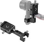 NEEWER RS3 Vertical Camera Mount Compatible with DJI Ronin RS3 Pro RS 3 RS 2 Gimbal Stabilizer, 1s Quick Vertical to Horizontal Switch Anti Drop 180° Rotating Base for YouTube TikTok Vlog Video, CA027