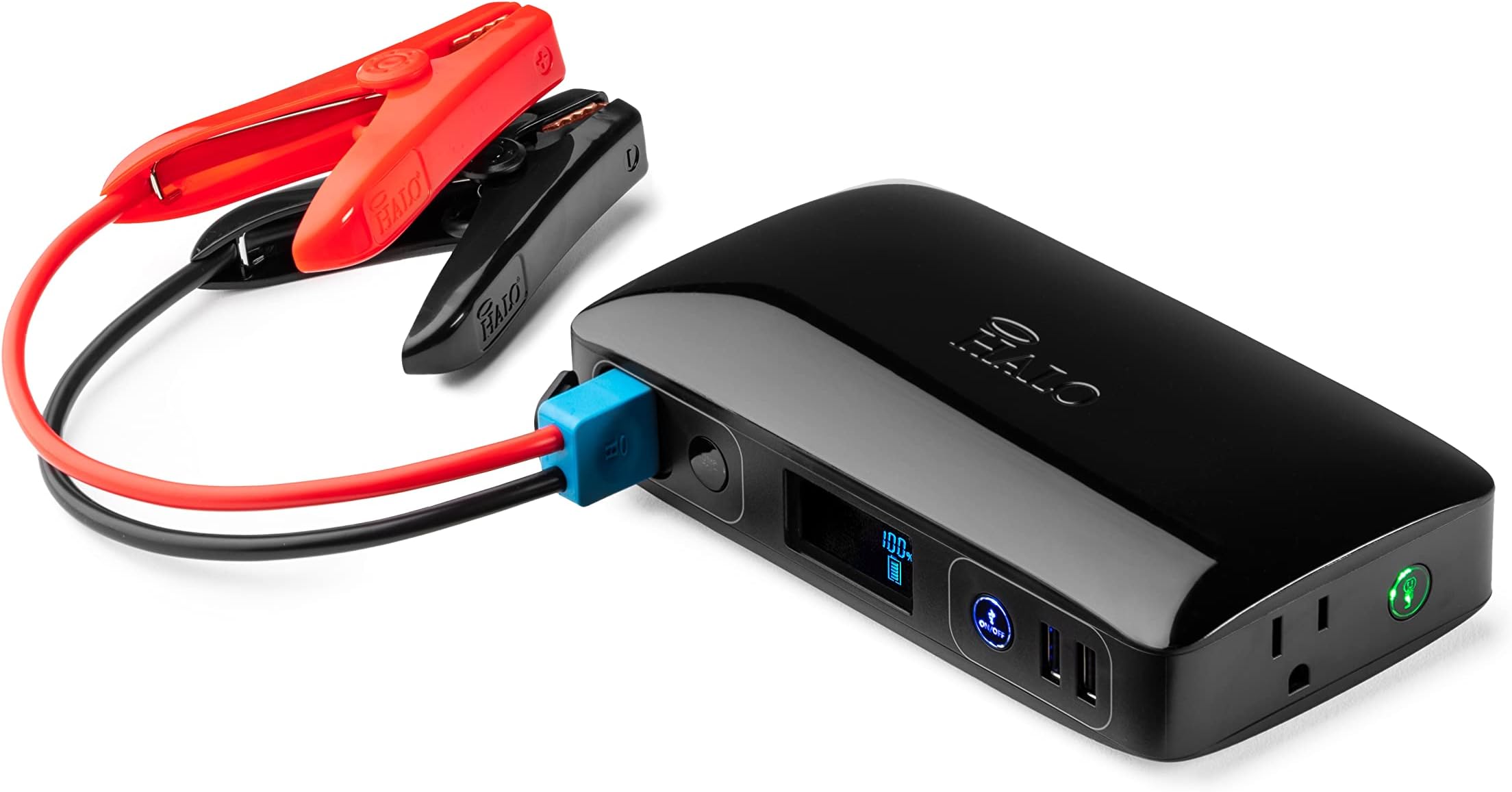 HALO Bolt Compact Portable Car Battery Jump Starter with