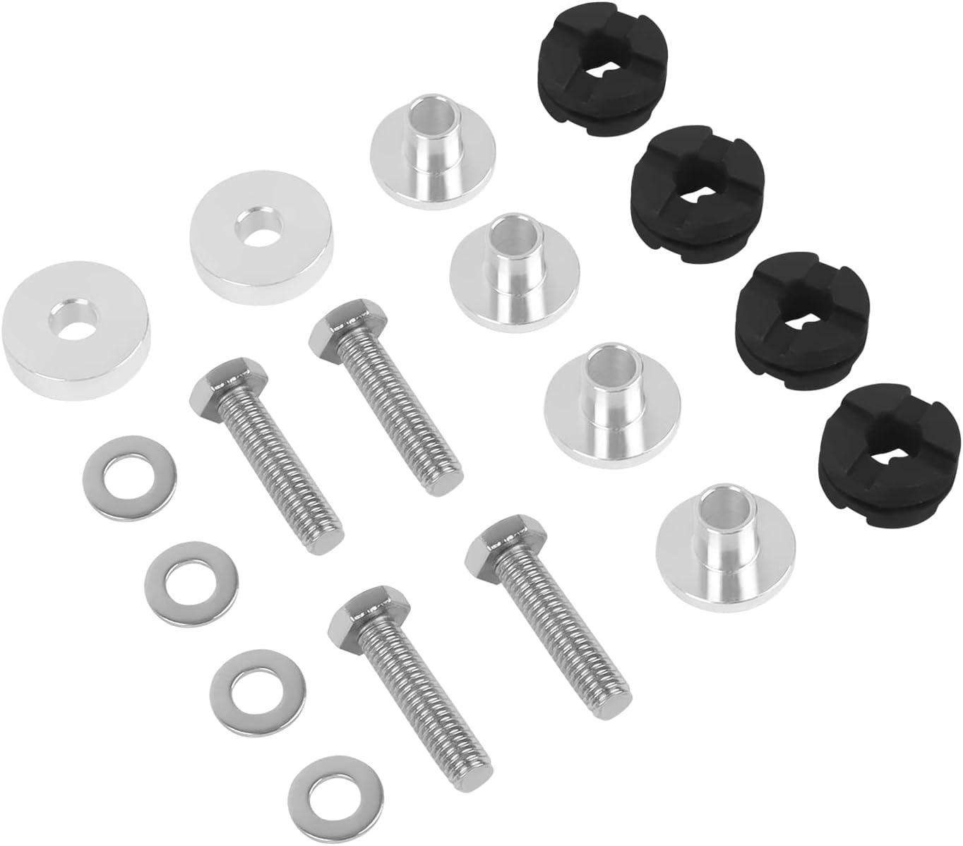 Hunter-Bike Motorcycle Skid Plate Replacement for Kawasaki KLR650 KLR 650 2008-2022 Engine Bash Bottom Guard Cover Protector