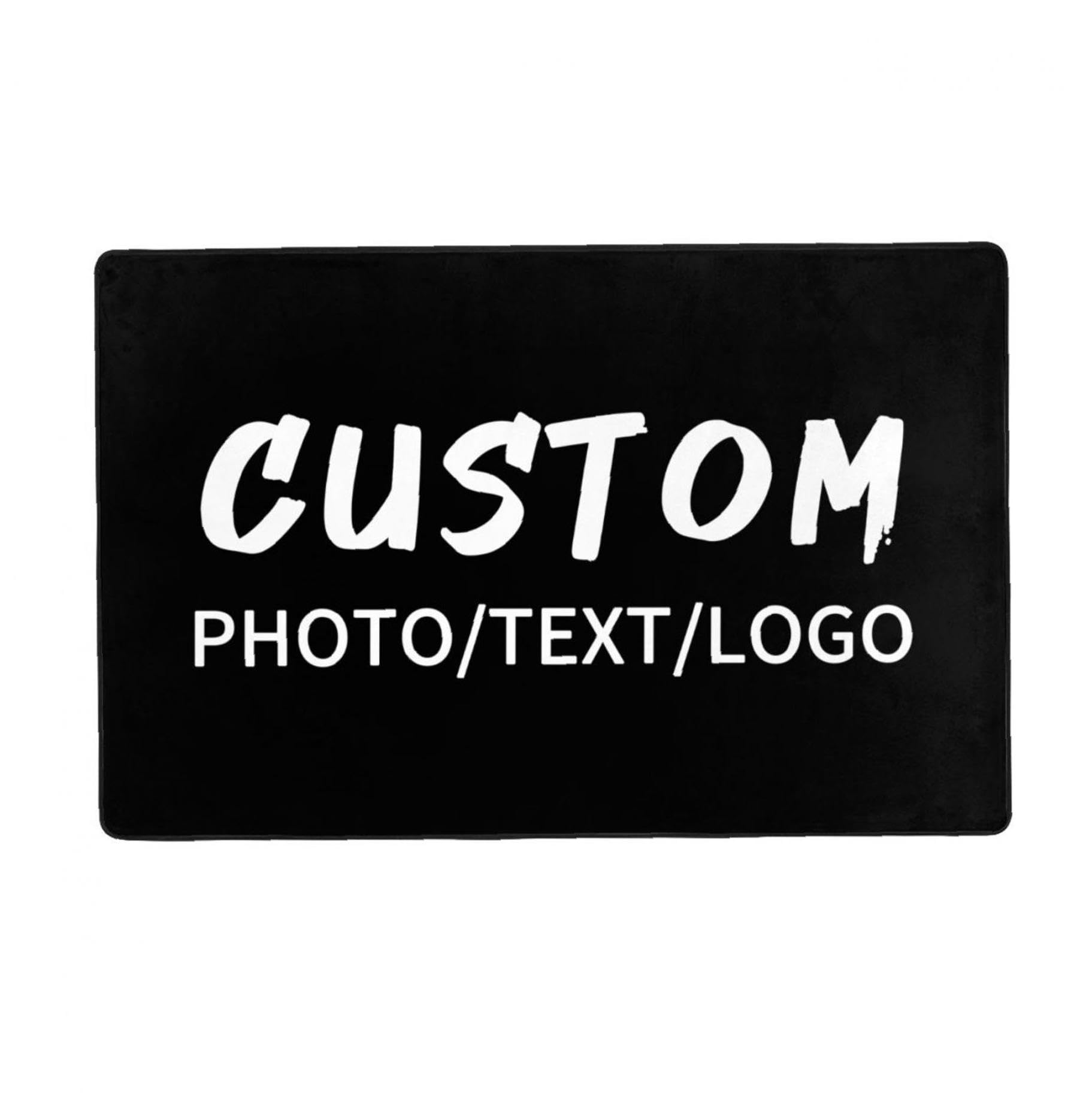 Tapis personnalisé avec Image Photo et Logo - Tapis personnalisé antidérapant Lavable - pour Maison, Bureau, Chambre à Coucher, Salon, intérieur et extérieur - 150 x 100 cm