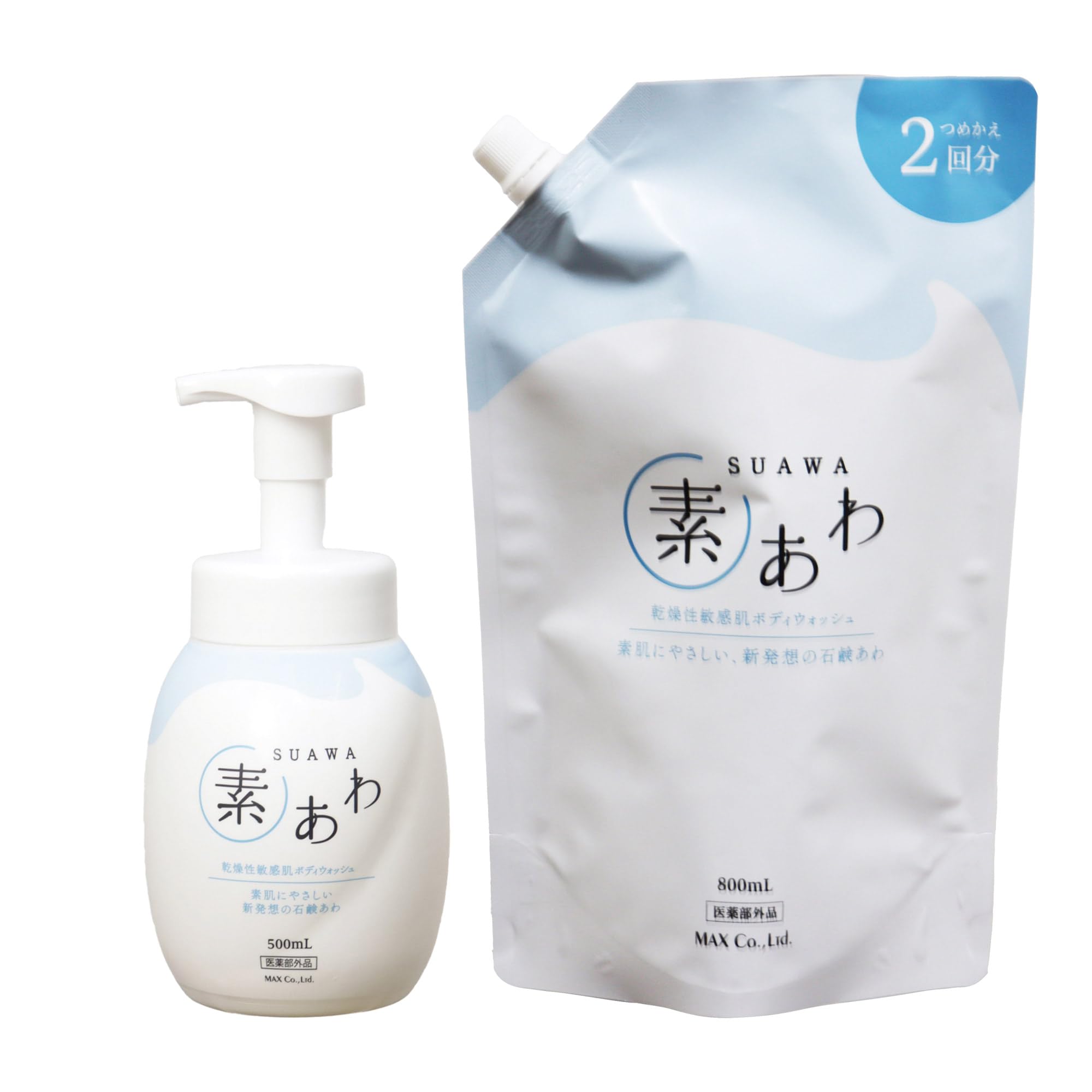 Amazon | 【医薬部外品】薬用 素あわ 泡タイプ ボディソープ 本体500ml 