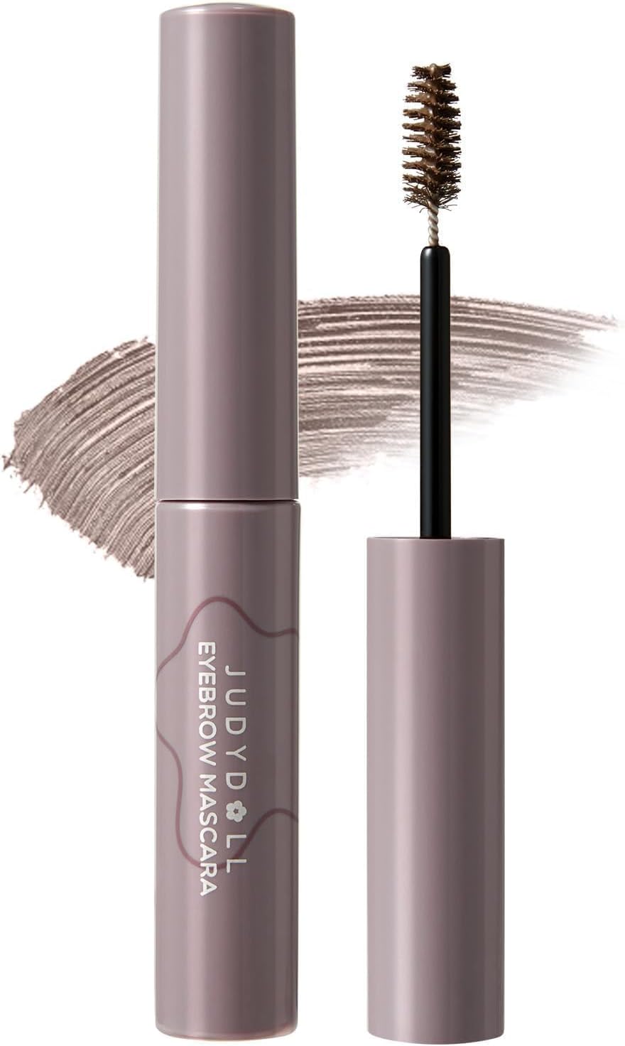 2 IN 1 Eyebrow Mascara，Waterproof Eyebrow Makeup for Natural Feathered Brows，Smooth Clump-Free Formula, Natural, Long-Lasting, for Beginners (04 Drak Brown)