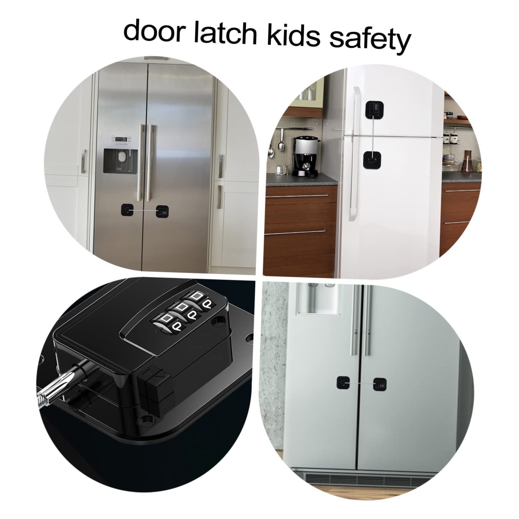 Cerradura de Seguridad para Puerta de Refrigerador Contraseña Digital