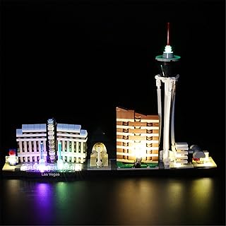 LED Light for Lego-21047 Architecture Las Vegas Building Blocks Model (Lego Set NOT Included)