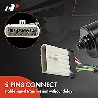 Vista 5 de A-Premium Motor del limpiaparabrisas delantero compatible con Freightliner Cascadia 2010, 5 pines