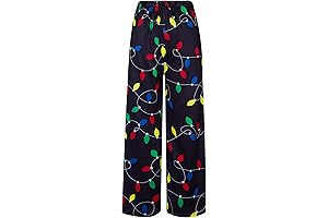 Loose Sleepwear Christmas Pajamas Pants for Teen Boys, 6-16 Years