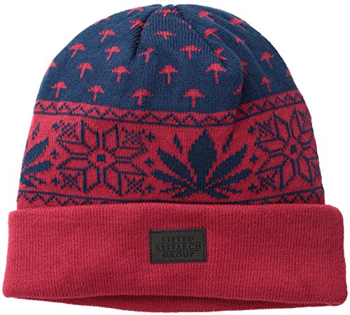 Alpine Divine Leaf Pattern Unisex Beanie Hat