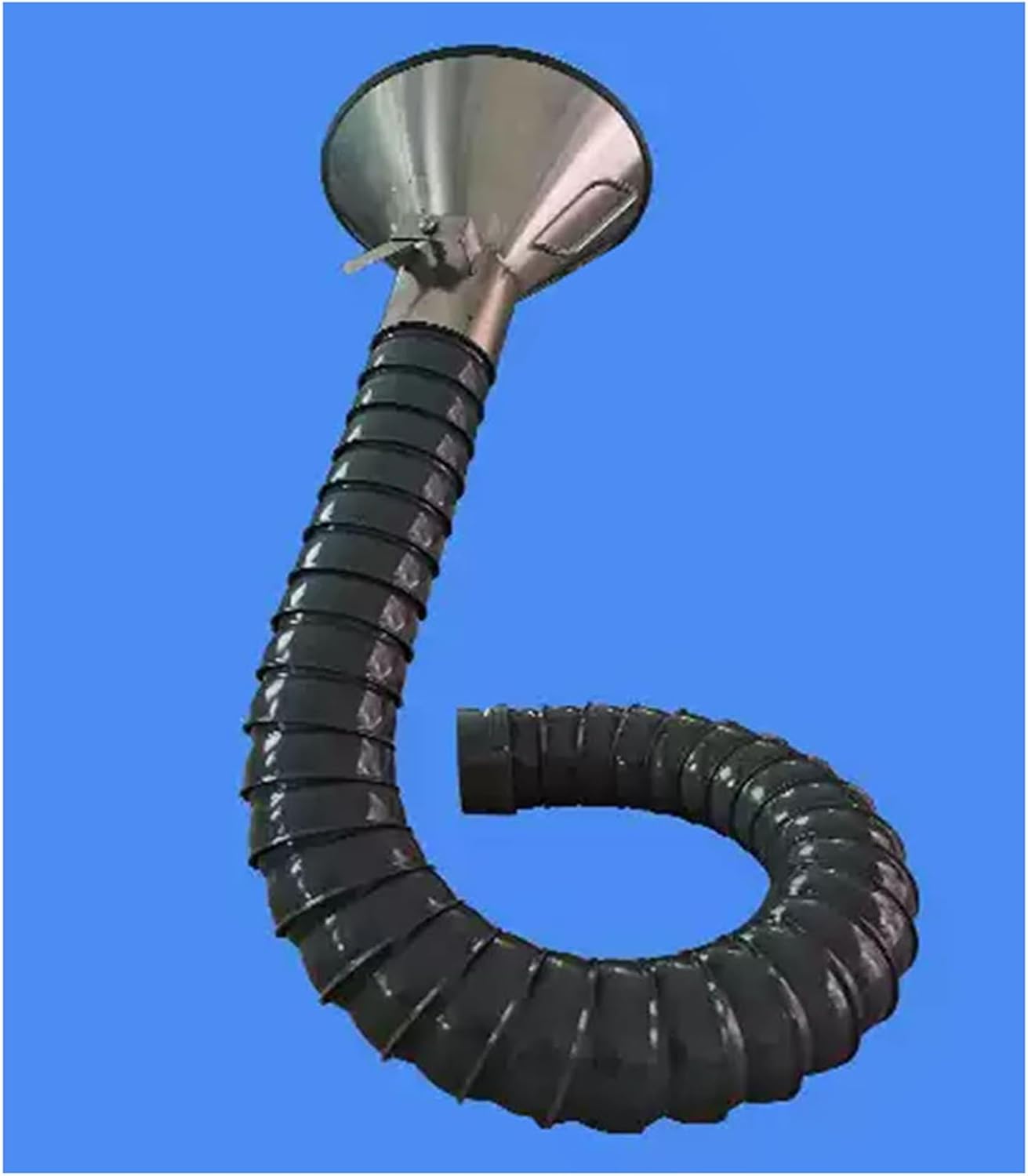 Fume Extractor Arm, 360° Adjustable for Welding & Soldering Smoke Capture, Flexible 1m Hose for Workshop & Laboratory, Efficient Fume Removal (4.3in/11cm)