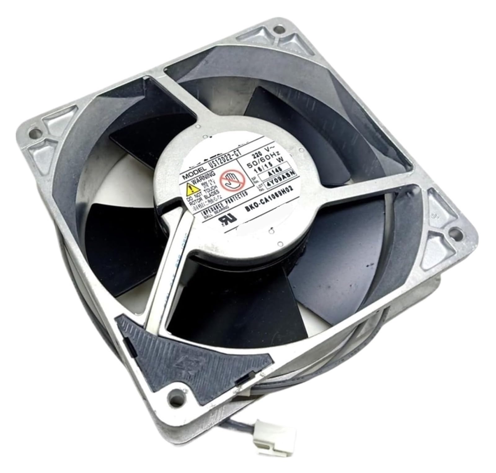 YMUGUEGH US12D22-GT AC 220V 16W 120x120x38mm 2-pin Cooling Fan
