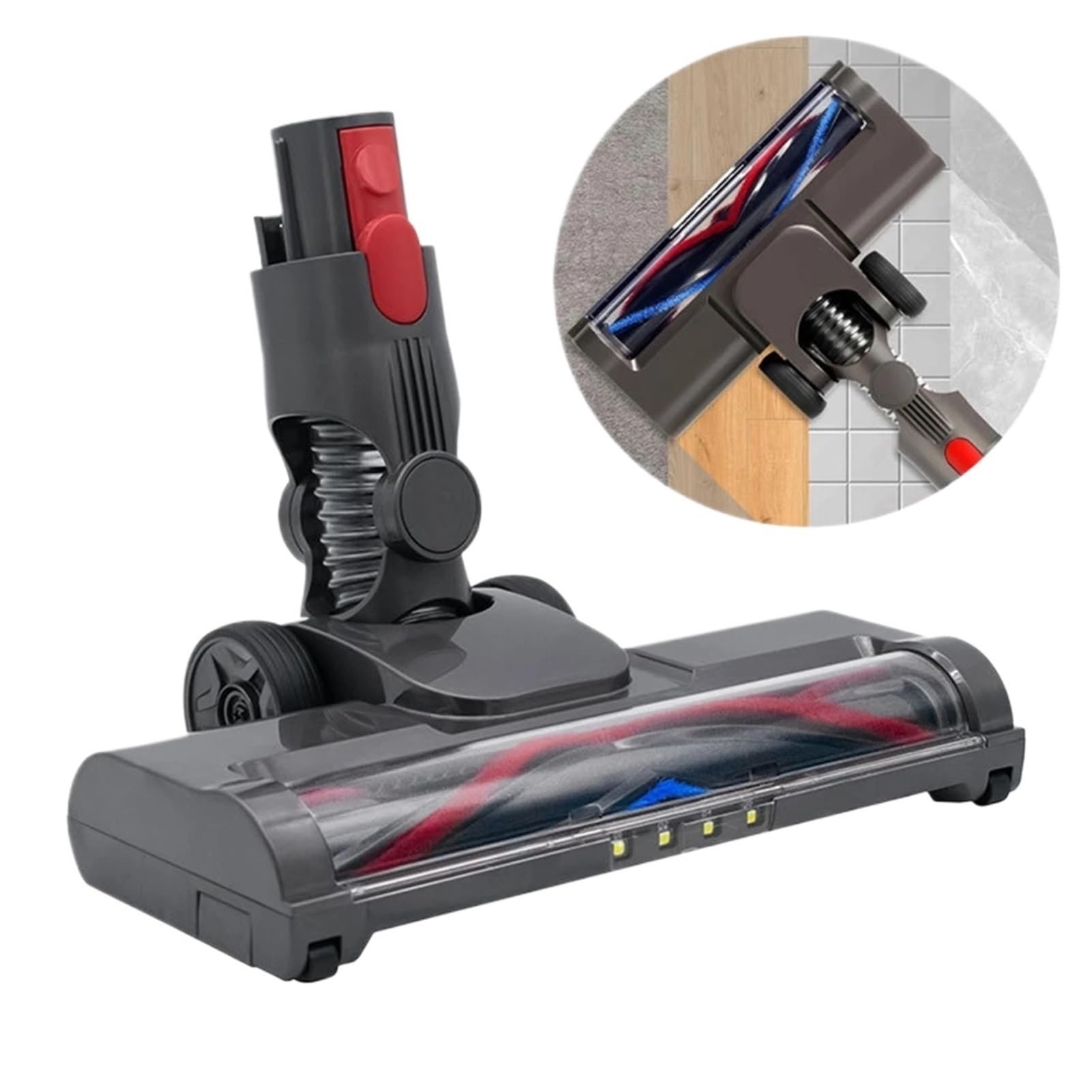 Akcesoria do narzędzi z elektryczną głowicą szczotki podłogowej, kompatybilne z odkurzaczami Dyson, V8 V7 V10 V11 V15