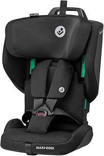 Maxi-Cosi Nomad Plus, Klappbarer Kindersitz, 15 Monate - 4 Jahre, 76 - 105 cm, Tragbarer Reiseautositz, Superkompakt & Leicht, Seitenaufprallschutz, Passt in Jedes Auto, Reisetasche, Authentic Black