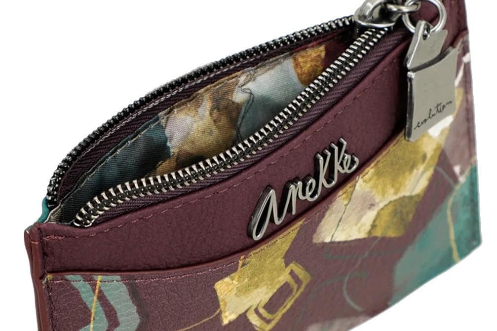 Monedero tarjetero Anekke 41779 Evolution en morado - Mujer