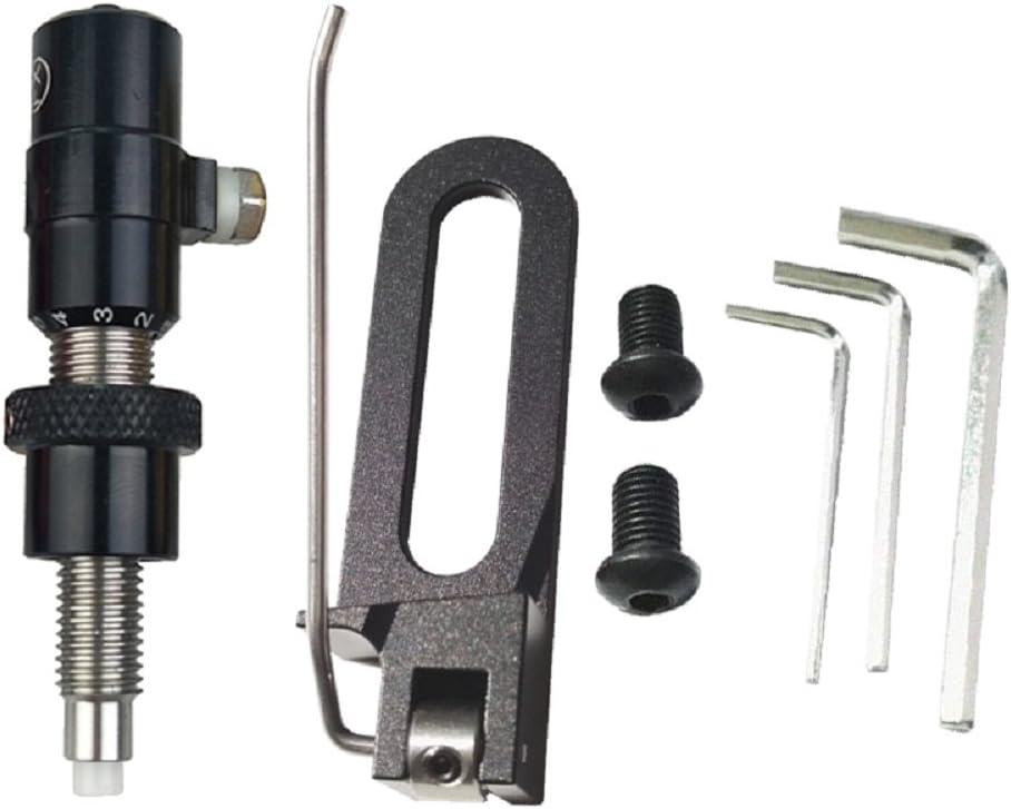 ZSHJGJR Archery Magnetic Arrow Rest and Cushion Plunger Set Pressure Button Metal Arrow Rest Left Right Hand for Recurve Bow