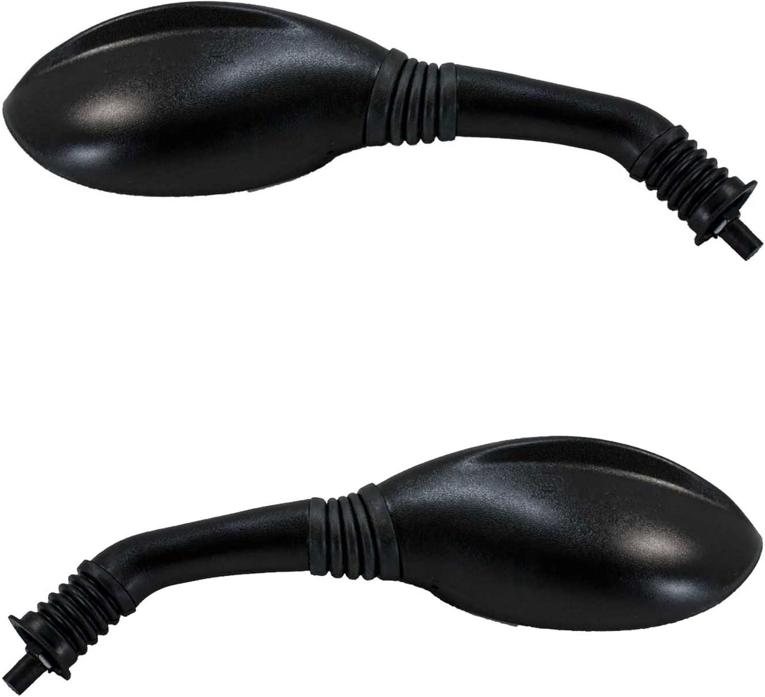 Left and Right Mirror Set For Wolf Brand Scooters, Specific OEM Part For the Wolf Model Blaze, Blaze2, Rugby, Rugby2, V50, V150, 49cc, 149cc. May also fit other ZNEN Motor Moped Scooters