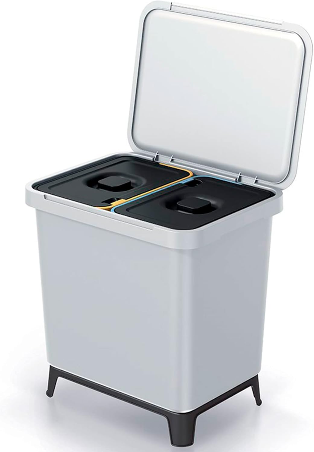 KEDEN Recycling sorter System 2x10L White Color