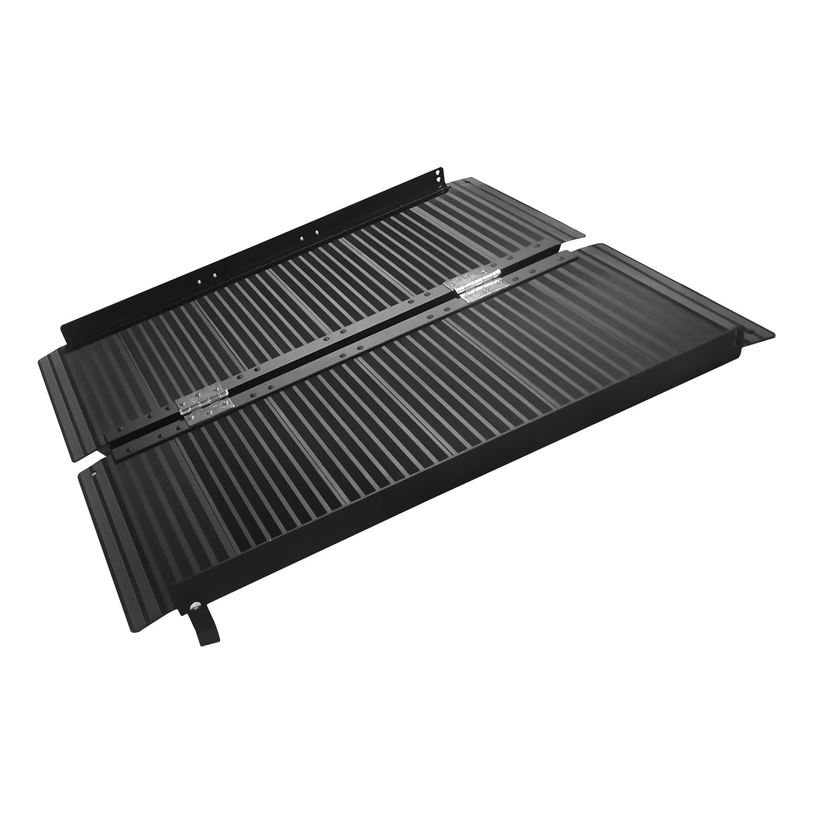 Garvee Rampe d'accès Pliable en Aluminium antidérapant pour Fauteuil Roulant – Portable avec poignée – Capacité 360 kg – Idéale pour seuils, marches et escaliers – Kit d'outils de Jardinage Manuel –