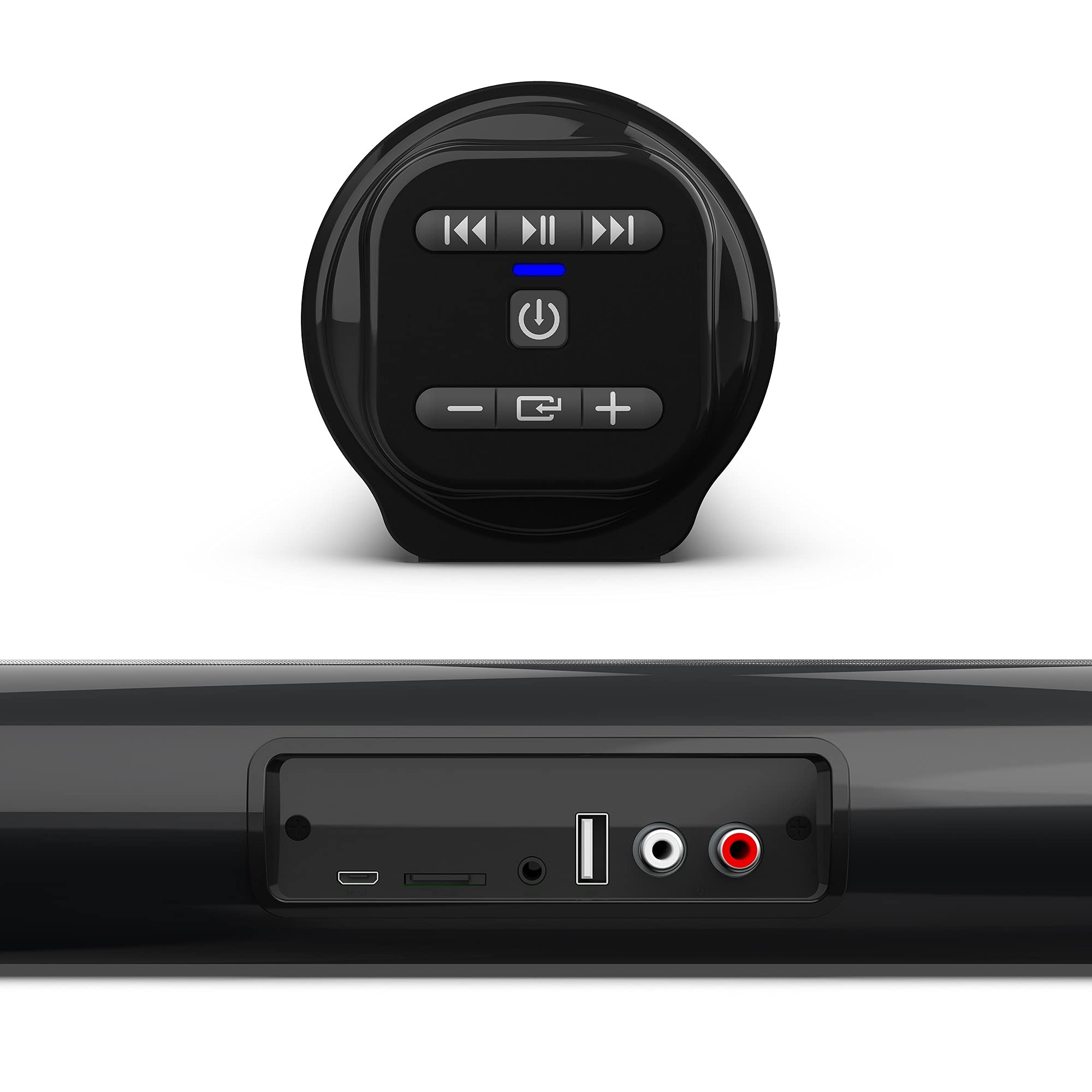 Głośnik komputerowy Przenośna kolumna bezprzewodowa Soundbar Głośnik kompatybilny z Bluetooth Potężny dźwięk muzyki 3D Bar kino domowe aux 3,5 mm TF do głośników biurkowych
