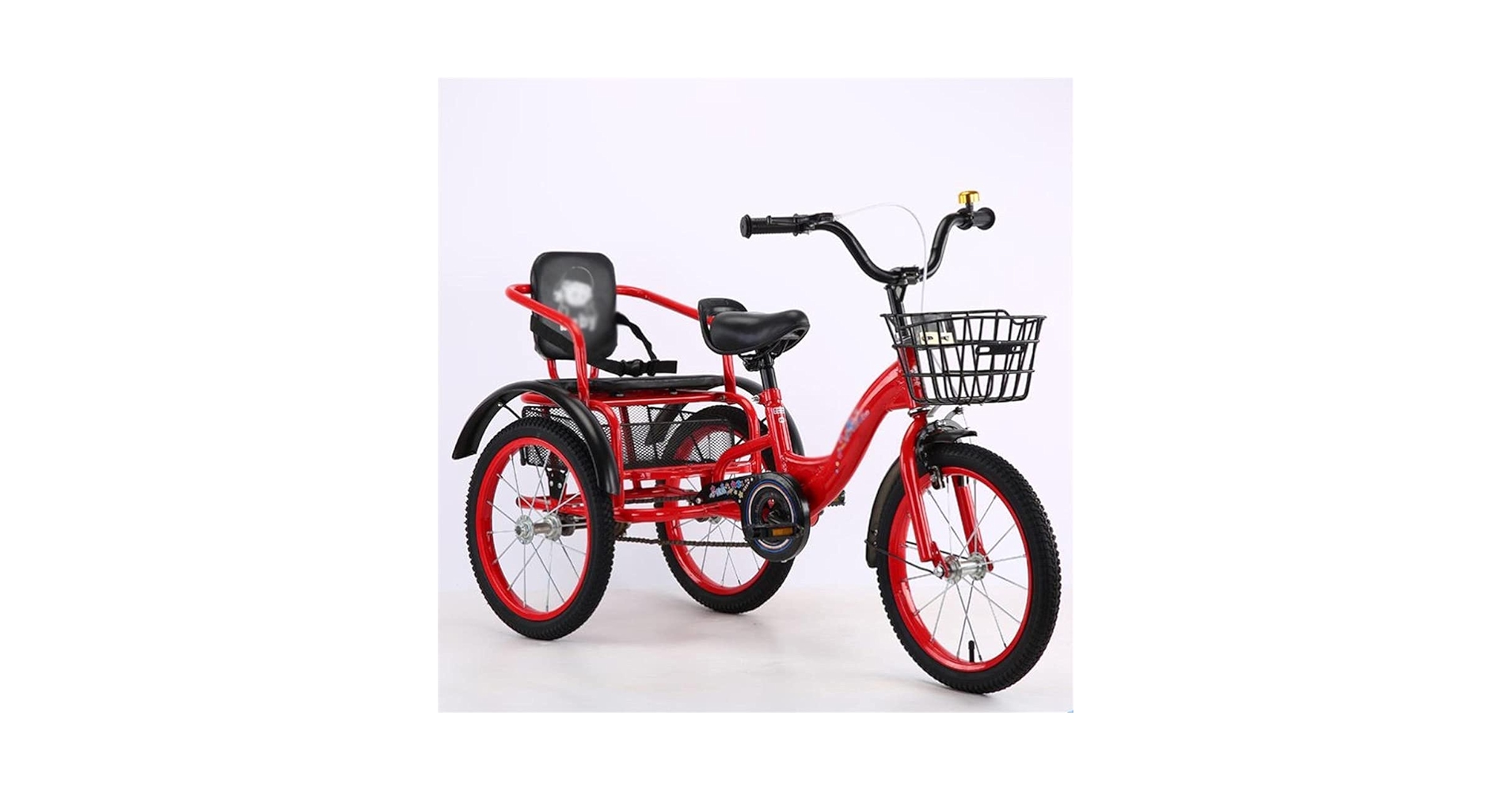 Amazon.co.jp: 三輪自転車、子供用三輪車 2人乗り 子供用